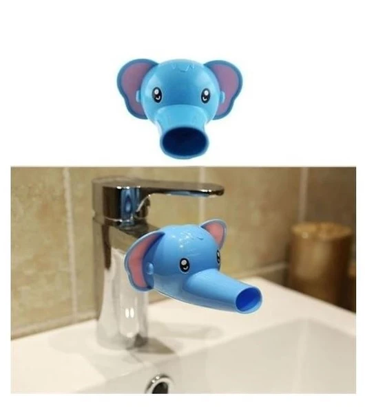 Zhltoys Çocuklar İçin Musluk Uzatıcı Sevimli Hortumlu Fil - Resim 5