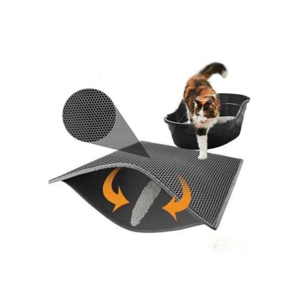 Süslüpati Kedi Tuvalet Önü Paspası Büyük Boy ürün görseli