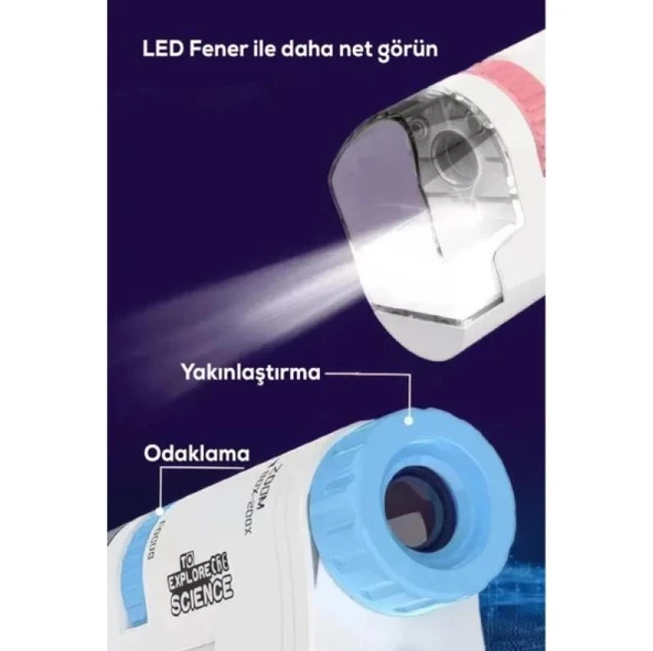 Zhltools Portatif Mini Mikroskop - Resim 3