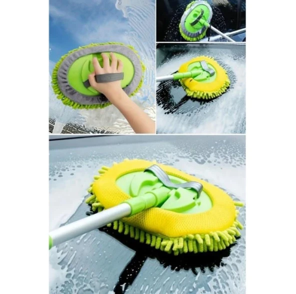 Zhltools Yedek Bezli Mikrofiber Araba Yıkama Fırçası - Resim 7