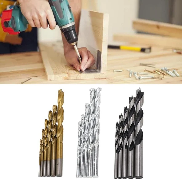 Zhltools Matkap Ucu Seti- Beton Metal Ahşap Matkap Ucu Drill Bits Set 16 lı SET - Resim 6
