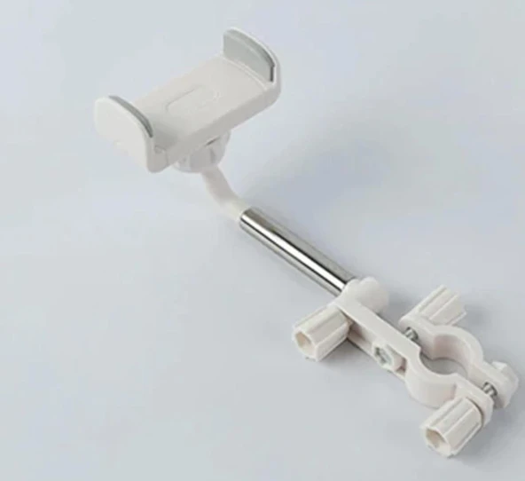 Zhltools Araç İçi Dikiz Aynası Telefon Tutucu Teleskopik Telefon Tutacağı Beyaz - Resim 10