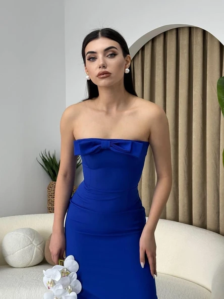 ÖNÜ KURDALELİ KAELM ELBİSE - Resim 3