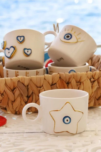 Sirius Gold Handmade Tabaklı Double Fincan 180 Ml. - Resim 2