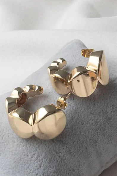 Sıralı Daire Halka Küpe - 2