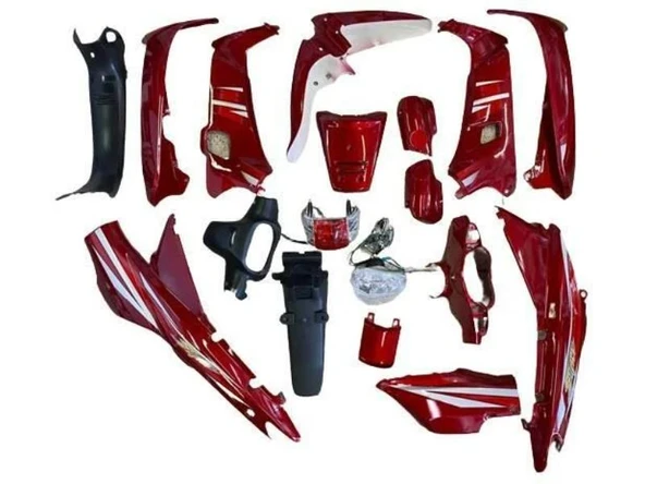 Yuki Gusto Kaporta Seti İthal(Far Stop Dahil) Kırmızı ürün görseli 1