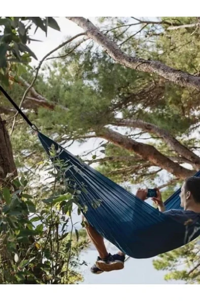 140x275 cm Hamak 200 Kg Taşıma Kolay Kurulum Bahçe Piknik Yazlık Kamp Hamağı Outdoor Salıncak ürün görseli 1
