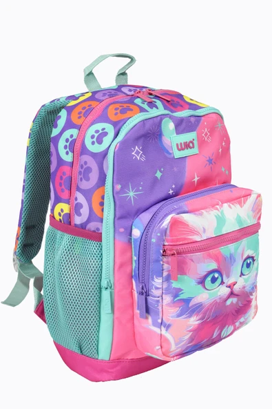 WIA SW026 Kedili - 3' Lü Okul Çantası Seti - Sırt Ve Beslenme Çantası + Kalemlik - 6
