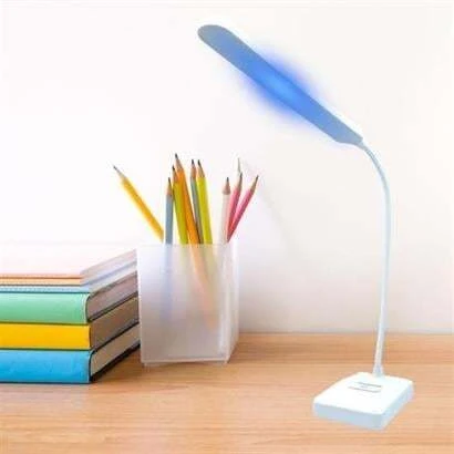 İnce Uzun USBli Dokunmatik 3 Kademeli 360 Derece Özel Göz Korumalı led Lityum Masa Lambası - Resim 3