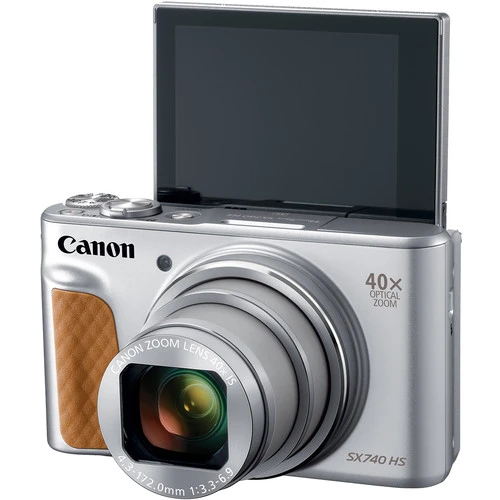 Canon PowerShot SX740 HS Fotoğraf Makinesi Light Edition (Silver) - 7