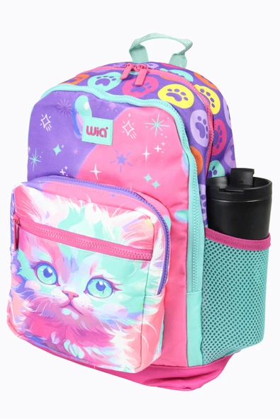 WIA SW026 Kedili - 3' Lü Okul Çantası Seti - Sırt Ve Beslenme Çantası + Kalemlik - 3