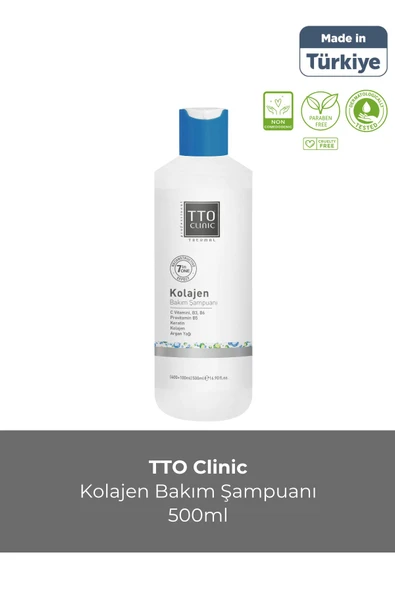 TTO Clınıc Kolajen Bakım Ve Hacim Şampuanı 400 ml (ÇAY AĞACI YAĞI / TEA TREE OIL)