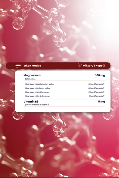 MORE THAN Quattromag Magnezyum Kompleks 60 Kapsül - Resim 2