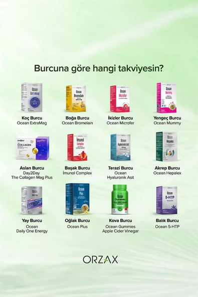 ORZAX Ocean Plus 1200 mg Omega 3 Balık Yağı 50 Kapsül - Resim 2