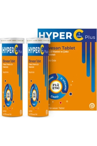 HYPER C Plus 20 Efervesan Tablet ürün görseli 1