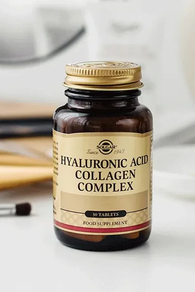 SOLGAR Hyaluronic Acid Collagen Complex 30 Tablet - Resim 2