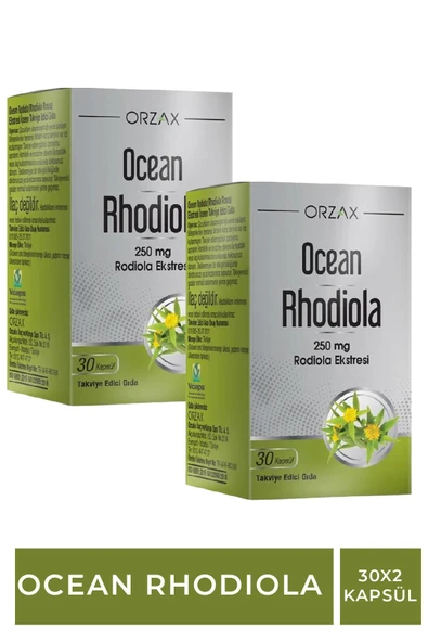 ORZAX Rhodiola 30 Kapsül 2 Adet ürün görseli 1