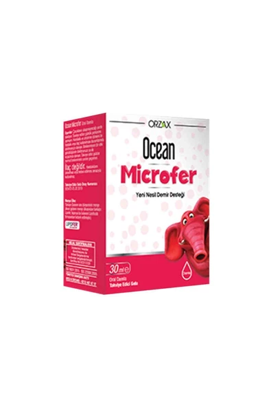 OCEAN Microfer Damla 30 Ml Yeni Nesil Demir Desteği Takviye Edici Gıda ürün görseli 1