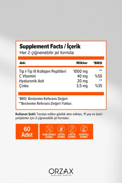 DAY2DAY Collagen Beauty Gummies 60 Çiğnenebilir Jel Form - Resim 2