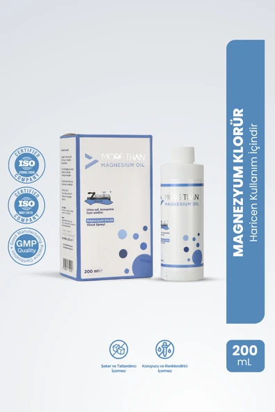 MORE THAN Magnezyum Yağı 200 ml ürün görseli 1