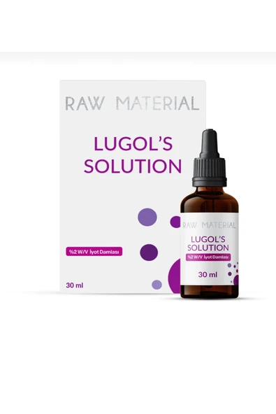 RAW MATERİAL Lugols Solution Iyot %2 Damla 30 ml ürün görseli 1