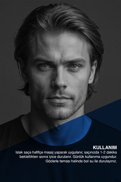 BİOXCİN Men Sport Kepek Ve Saç Dökülmesine Karşı Şampuan 500 ml - Dökülme, Pullanma, Kaşıntı, Kepek Önleyici - Resim 3