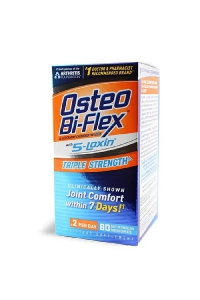 NATURE'S BOUNTY Osteo Bi-flex 5-loxin Adv 80 Tablet ürün görseli 1