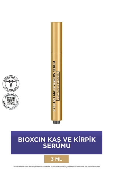 BİOXCİN Kaş Kirpik Serumu - Kolajen Hyaluronik Asit Hint Yağı Keratin Peptidleri B5 Biocomplex B11- - Resim 4