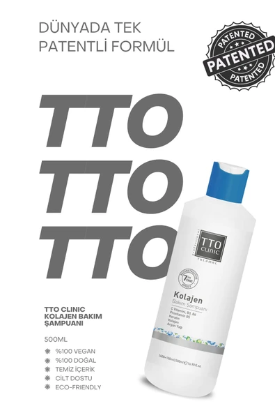 TTO Clınıc Kolajen Bakım Ve Hacim Şampuanı 400 ml (ÇAY AĞACI YAĞI / TEA TREE OIL) - 5