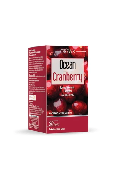 ORZAX Ocean Cranberry 30 Kapsul ürün görseli 1