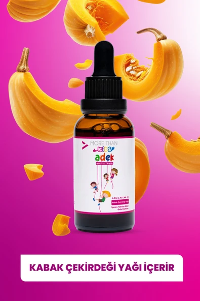 MORE THAN Adek Kids Multivitamin Damla 30 ml - Resim 4