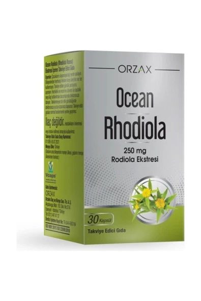 ORZAX Ocean Rhodiola Kapsül 250 Mg 30 Kapsül ürün görseli 1