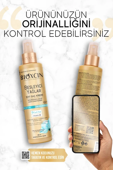 BİOXCİN BESLEYİCİ YAĞLAR SIVI SAÇ KREMİ 200 ML - SÜLFATSIZ. KURU VE YIPRANMIŞ SAÇLAR SAÇ DÖKÜLME KAR - Resim 4