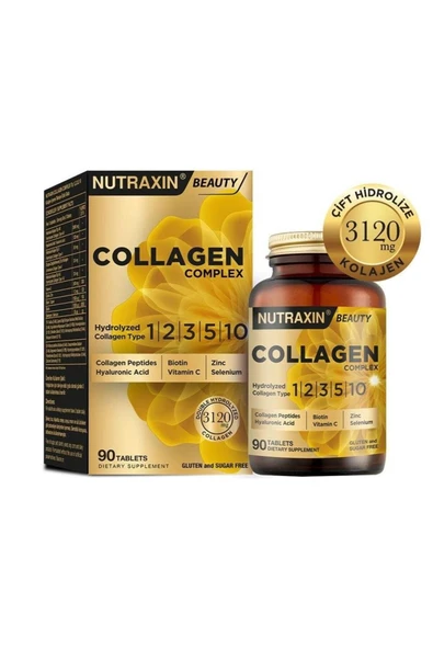 NUTRAXİN Collagen Beauty Complex Hidrolize 90 Tablet ürün görseli 1