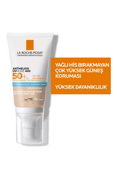 LA ROCHE POSAY Anthelios Uvmune Spf 50 Hassas Ciltler Için Yüksek Korumalı Renkli Yüz Güneş Kremi 50 - 4