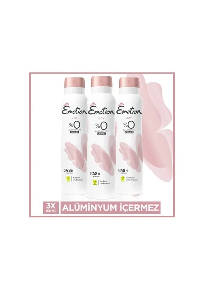 Emotion Joy 150 ml 3 Adet Kadın Deodorant