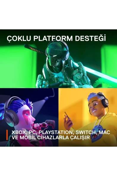SteelSeries Arctis Nova 1X Kablolu Kulak Üstü Oyuncu Kulaklığı Teşhir - Resim 3