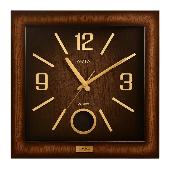 Ahşap Tasarımlı Duvar Saati ürün görseli