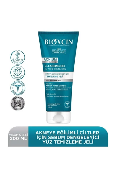 SHOP Acnium Sebum Dengeleyici Yüz Yıkama Jeli 200 Ml ürün görseli 1