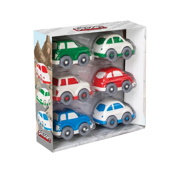 07 691 MİNİ ARABALAR 6 LI ürün görseli