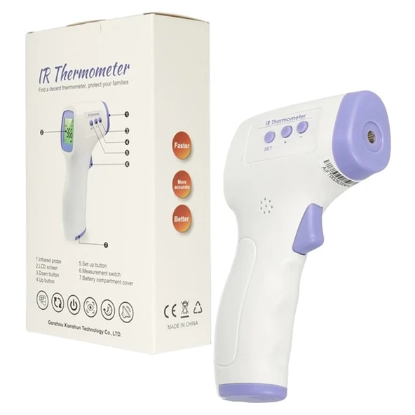 1 Cm-5 Cm Mesafe 32*c-42.2*c Arası Temassız Ateş Ölçer - 3