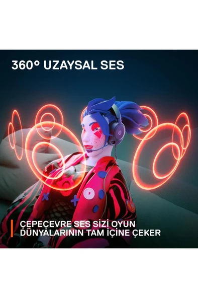 SteelSeries Arctis Nova 1X Kablolu Kulak Üstü Oyuncu Kulaklığı Teşhir - Resim 4