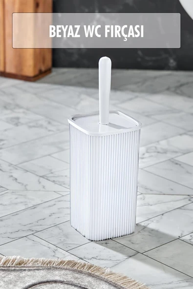 WC Fırçası & Tuvalet Fırçası Beyaz 2 Parça ürün görseli