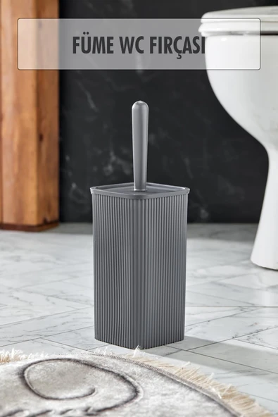 WC Fırçası & Tuvalet Fırçası Füme 2 Parça - 1