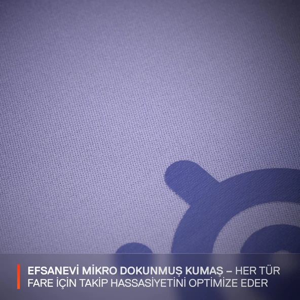 SteelSeries QcK Medium Gaming Oyun Mousepad - Lila - Resim 3