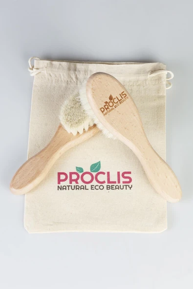 Bebek Saç Fırçası Yeni Doğan Çocuklar Için Doğal Keçi Kılı Fırçası İsim Yazdırılabilir,Tarak Hediye