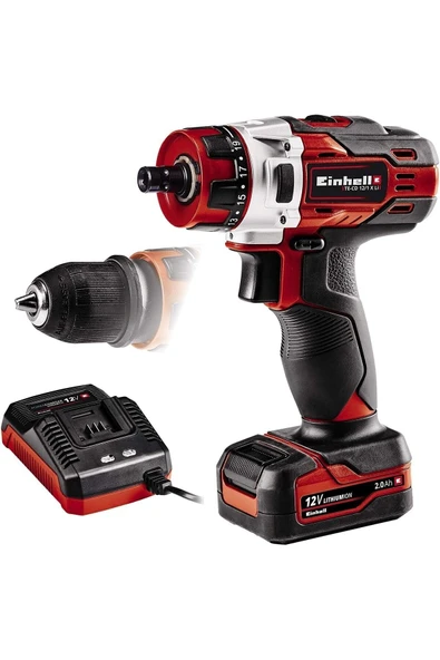 Einhell TE-CD 12/1 X-Lİ (1X2,0 Ah) Akülü Vidalama ürün görseli 1