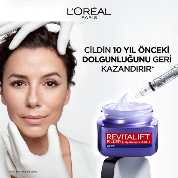 Loreal Revitalift Filler Yoğun Dolgunlaştırıcı Yaşlanma Karşıtı Bakım Gece 50ml - 2