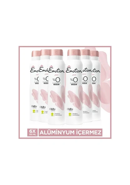 Emotion Joy 150 ml 6 Adet Kadın Deodorant