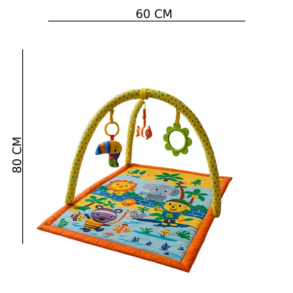 Sevimli Aynalı, Figürlü Eğitici Oyun Halısı - (TAŞIMA ÇANTALI) - 4